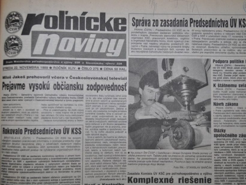 Presne pred tridsiatimi rokmi: Na návšteve u výrobcov techniky v severnej Európe a pri výstavbe novej zemiakarne