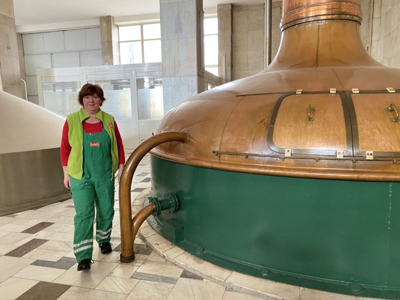 Pivovarníčka Mária Vargová odovzdáva svoje skúsenosti študentom