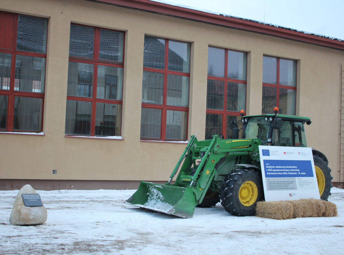 Agropotravinárska škola v Kežmarku získala dotáciu z IROP na obnovu aj vybavenie