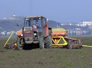 Popis fotografie TASR, ktorá vznikla 2. apríla 2001 informoval, že Poľnohospodárske družstvo v Ivanke pri Nitre končí v týchto dňoch s výsevom jarného jačmeňa na celkovej výmere 500 hektárov. 